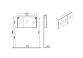 Vitra Basis Dolaplı Ayna, 120 Cm 66904 thumbnail 2
