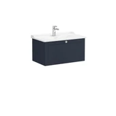 Vitra Root Classic Tek Çekmeceli Lavabo Dolabı 80 Cm Mat Lacivert (Klasik Lavabo Dahil) 68811 thumbnail 1