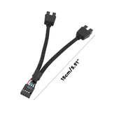 ANAKART USB ÇOKLAYICI 2.0 9 PİN BAŞLIK HUB SPLİTTER ADAPTÖRÜ DÖNÜŞTÜRÜCÜ - 3