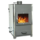 Yakar 302/A Eşanjörlü 25kW Katı Yakıtlı Kat Kalorifer Sobası thumbnail 1