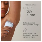 Braun SE 7041 Silk Epil 7 Islak ve Kuru Kalıcı Pürüzsüz Cilt Epilasyon Cihazı Beyaz - 5