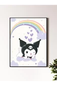 Sanrio Kuromi Anime Tasarımlı 24*33 cm 350 gr. Kuşe Kağıt Poster PYTKPSTR054 thumbnail 3