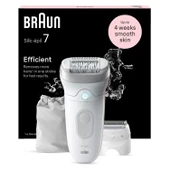 Braun SE 7041 Silk Epil 7 Islak ve Kuru Kalıcı Pürüzsüz Cilt Epilasyon Cihazı Beyaz - 2