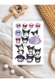 Sanrio Kuromi Anime Tasarım Stickers Çıkartma PYTKSTK175 thumbnail 2