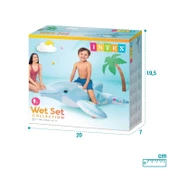 intex Nessiworld Sevimli Yunus Binici 175 x 66 cm 3+ Yaş 58535 - 1