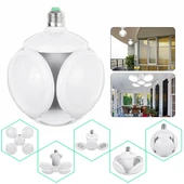 F-1997 LED Futbol Ufo Ampul E27 28W 360 Derece Katlanır Lamba LED Spot Işık Beyaz Glop Led - 1