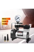 Araba Oto Araç Lastik Şişirme Pompası Metal Motorlu Kompresör 150 Psi Çakmaklık Girişli Kompresör - 1