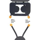 Perilla SBS15016-79 Alsu Orta Boy Ütü Masası Antrasit 30 x 97 cm thumbnail 3