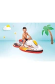 Intex Tutmalı Jetski Binici - Çocuk Şişme Jet Ski - Deniz Binici Motor - Havuz Binici Jetski 117x77 cm 3+Yaş - 4