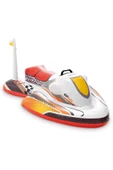 Intex Tutmalı Jetski Binici - Çocuk Şişme Jet Ski - Deniz Binici Motor - Havuz Binici Jetski 117x77 cm 3+Yaş - 1
