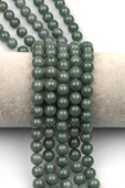 Guatemala Yeşim (A Kalite) Doğaltaş Dizi 8 mm Küre Kesim - 1