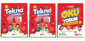KIRMIZI BEYAZ YAYINLARI 1.SINIF 2.DÖNEM TEKNO TÜRKÇE - MATEMATİK - OKUYORUM ANLIYORUM 3'LÜ SET - 1