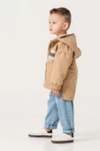 Kapüşonlu Çift Cepli Astarlı 3 Parça Erkek Çocuk Ceketli Takım thumbnail 7