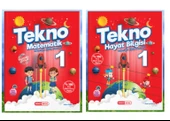 KIRMIZI BEYAZ YAYINLARI 1.SINIF 2.DÖNEM TEKNO MATEMATİK - HAYAT BİLGİSİ 2'Lİ SET - 1