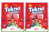 KIRMIZI BEYAZ YAYINLARI 1.SINIF 2.DÖNEM TEKNO TÜRKÇE - MATEMATİK 2'Lİ SET - 1