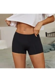 Kadın Yüksek Bel Lazer Kesim İz Göstermeyen 3'Lü Paket Slip Boxer - 4