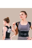 Dik Duruş Korsesi Dik Durmayı Sağlayan Sırt Korsesi Unisex Kamburluk Önleyici Dik Duruş Korsesi - 4