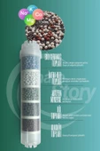 12 Aşamalı Su Arıtma Filtresi Seti - Sediment Gac Karbon Granül Karbon Post Karbon Membran Alkali ve Multi Mineral Filtre + Bağlantı Aparatları - 8