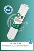 12 Aşamalı Su Arıtma Filtresi Seti - Sediment Gac Karbon Granül Karbon Post Karbon Membran Alkali ve Multi Mineral Filtre + Bağlantı Aparatları - 4