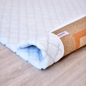 Prado Wellsoft Kumaş Halı Örtüsü Karo Krem 150x233 - 2