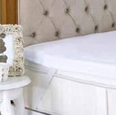 Karaca Home Comfortnıgth Lastikli Alez Beyaz 160*200 Çift Kişilik Yatak Koruyucu - 2
