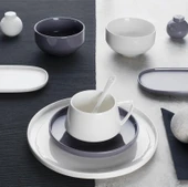 Emsan Parla Gri Beyaz 32 Parça Kahvaltı Seti - 2