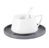 Emsan Parla Gri Beyaz 32 Parça Kahvaltı Seti - 3