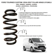 Ford Tourneo Custom (2014-2017) Uyumlu Standart Yay ST110126F - Ön Helezon Yay Takımı - 2 Adet - 1
