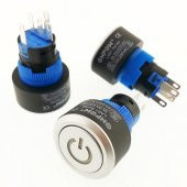 ONPOW LAS1-AWY-11T/G 220V BUTON YEŞİL IŞIKLI m16 Yuvarlak - 1