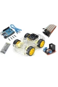 Bluetooth Robot Araba Kiti - 4wd Full Set - 1
