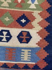 El Dokuma İran Kilim 58x94 Küçük Ölçü 100 YÜN İran Kilimi ! - 1