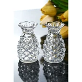 PEROTTİ PİNEAPPLE ANANAS MODEL 2'Lİ CAM TUZLUK BİBERLİK SETİ 15525 - 1