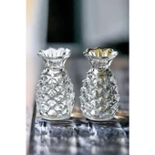 PEROTTİ PİNEAPPLE ANANAS MODEL 2'Lİ CAM TUZLUK BİBERLİK SETİ 15525 - 4