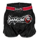 DragonDo MT3075 Retro NEO Kick Boks Şortu Siyah Retro Muay Thai Şort - 2