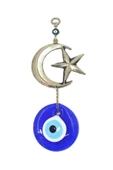 Ayyıldız Nazar Boncuğu Metal Duvar Süsü - 1