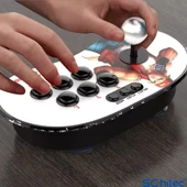 ScHitec 4K Arcade Oyun Konsolu 10000 Retro Oyunlu 2 Kablosuz Joystickli A16 - 4