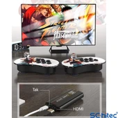 ScHitec 4K Arcade Oyun Konsolu 10000 Retro Oyunlu 2 Kablosuz Joystickli A16 - 6