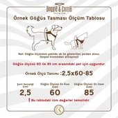 Doggie Konfor Dokuma Ronin Köpek Göğüs Tasması Xlarge Haki 2.5x65-75 Cm - 3