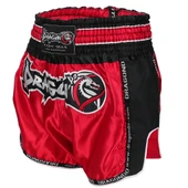 DragonDo MT3075 Retro NEO Kick Boks Şortu Kırmızı Retro Muay Thai Şort - 2