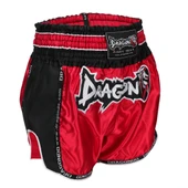 DragonDo MT3075 Retro NEO Kick Boks Şortu Kırmızı Retro Muay Thai Şort - 3