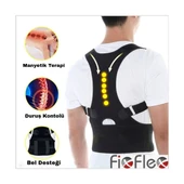 FixFlex Mıknatıslı Manyetik Kamburluk Önleyici Kemerli Dik Duruş Korsesi Standart - 2