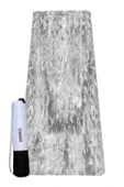Seeka Marble Yoga Mat - Gri (183cm x 68cm Eksta Geniş Ekstra Uzun) - 1