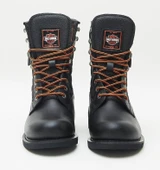 Harley Davidson New Worker Erkek Siyah Deri Bot - 3