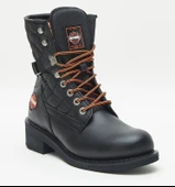 Harley Davidson New Worker Erkek Siyah Deri Bot - 1