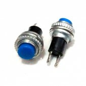 BUTON YUVARLAK  Metal  DS-314 10 mm MAVİ IC-179 - 1