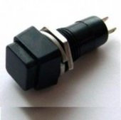 BUTON  R18-23B Kare SİYAH   (PBS12B) IC-189 - 1
