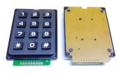 3x4 Matrix Tuş Takımı Keypad 12 Buton - 1