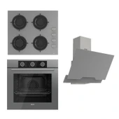 Ferre Flowart Basic Serisi Gri Ankastre Set (cs208 + Xe62cpr + D065 ) thumbnail 1