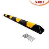 Plastik Otopark Stoperi Lastik Araç Stoperi Otopark Araç Durdurucu 1800x150x100mm (5 ADET) - 1