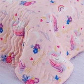 Çok Amaçlı Örtü Tek Kişilik MagicAl Pembe thumbnail 2